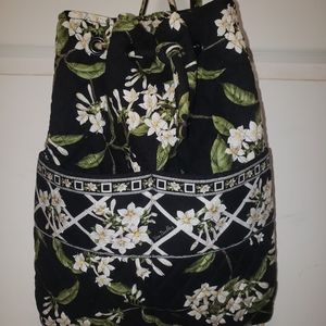 Vera Bradley Vintage Backsack, Jasmin, NWOT